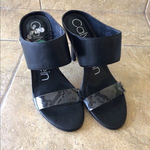 Calvin Klein heel sandal